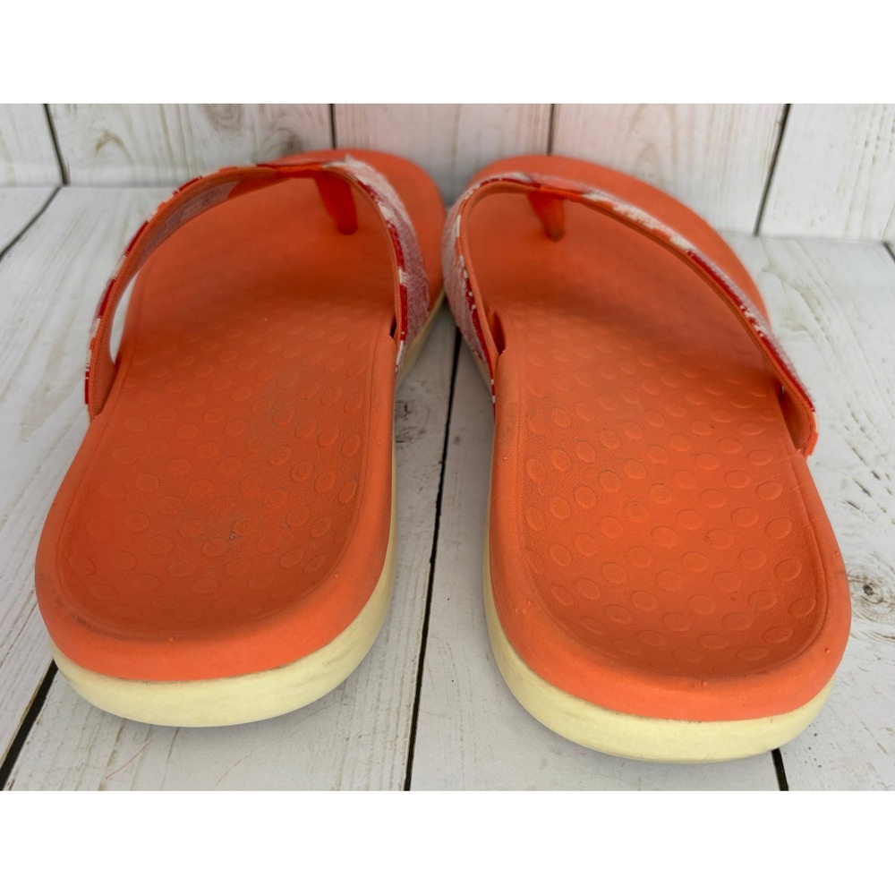 Vionic Tide Sequoia Orange Sequin Orthotic Thong Sandals Womens 5 44TIDESEQ - Picture 4 of 7